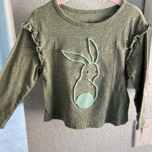 Long-sleeve bunny t-shirt